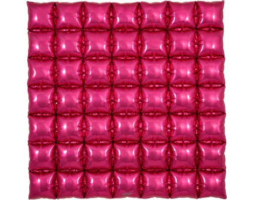 FUCHSIA WAFFLE AIR FOIL DECORATION