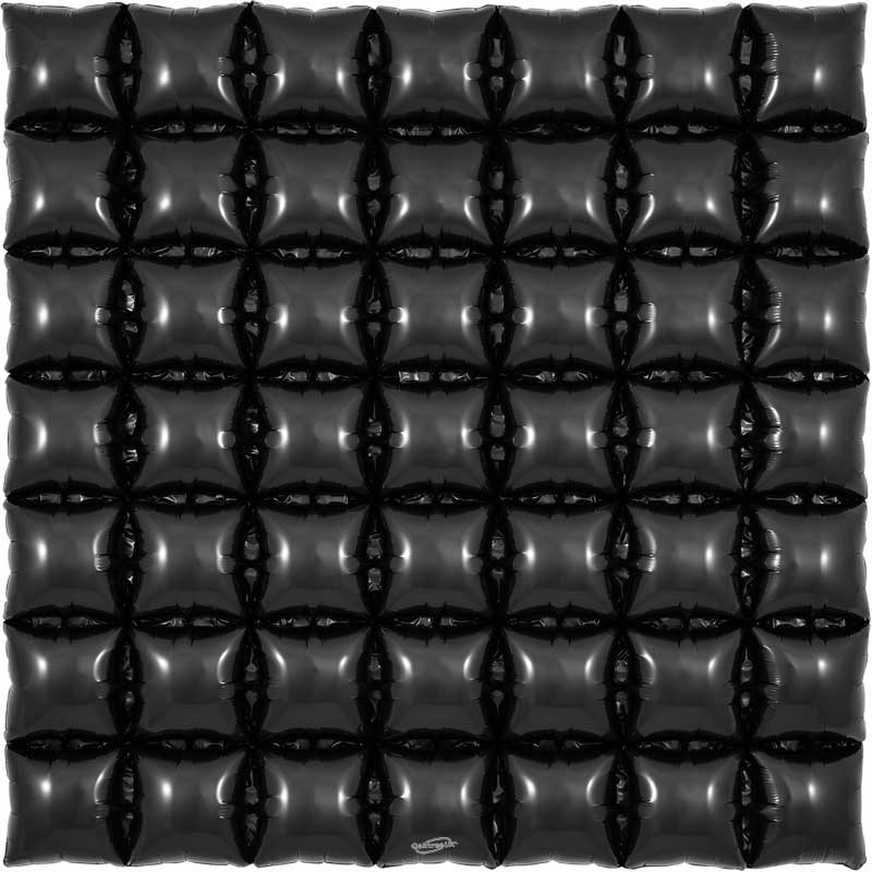 BLACK WAFFLE AIR FOIL DECORATION