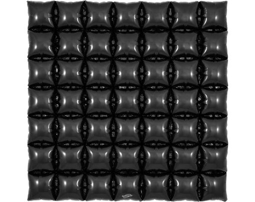 BLACK WAFFLE AIR FOIL DECORATION