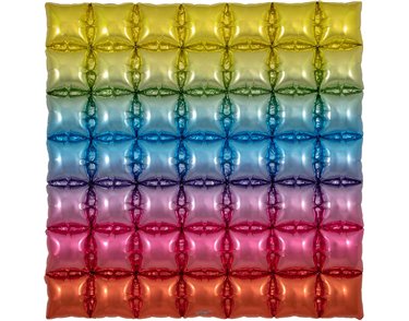 RAINBOW WAFFLE AIR FOIL DECORATION