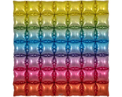 RAINBOW WAFFLE AIR FOIL DECORATION