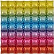 RAINBOW WAFFLE AIR FOIL DECORATION