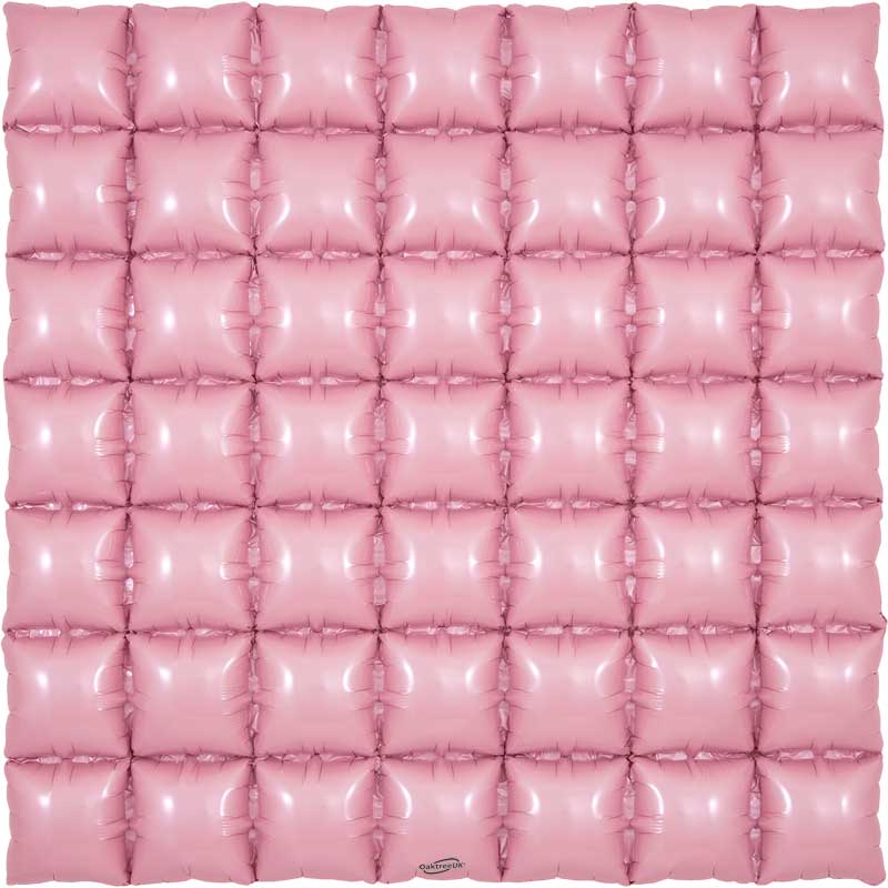 MATTE PINK WAFFLE AIR FOIL DECORATION