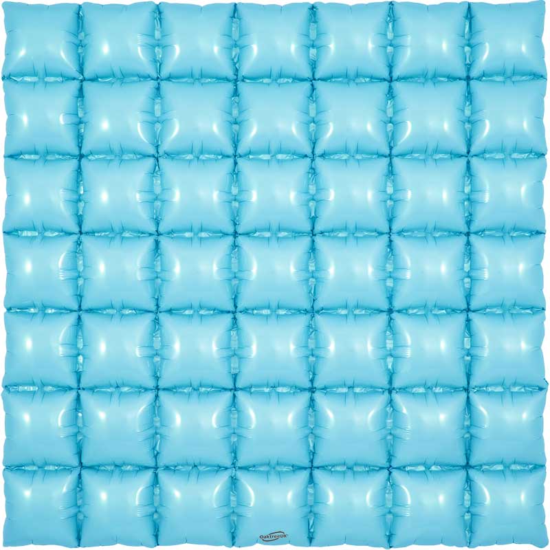 MATTE BLUE WAFFLE AIR FOIL DECORATION