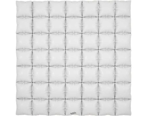 MATTE WHITE WAFFLE AIR FOIL DECORATION