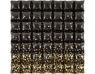 SPARKLING FIZZ BLACK WAFFLE AIR FOIL DECORATION