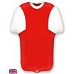 24in RED & WHITE SPORTS SHIRT FOIL BALLOON