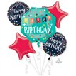 5PC REASON TO CELEBRATE FOIL BALLOON BOUQUET