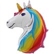 34in UNICORN HEAD SHAPED FOIL BALLOON