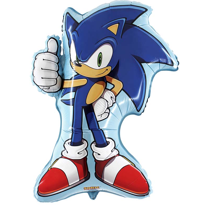 34in SONIC THE HEDGEHOG FOIL BALLOON