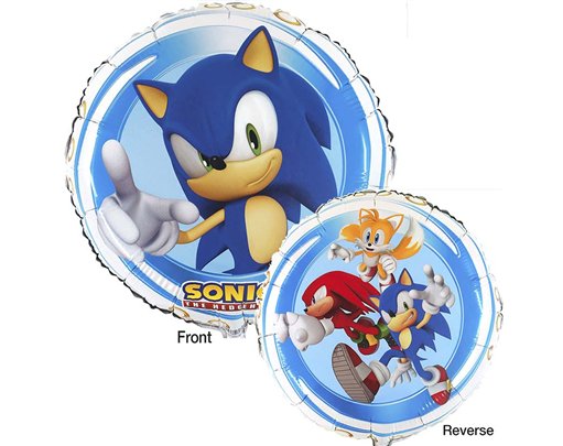 18in SONIC THE HEDGEHOG FOIL BALLOON