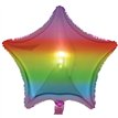 19in RAINBOW STAR FOIL BALLOON