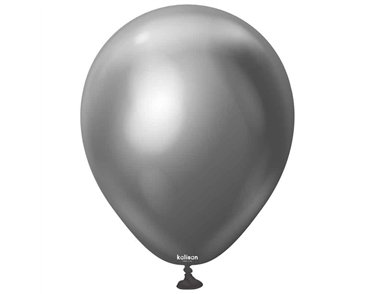 100PK 5in MIRROR CHROME SPACE GREY KALISAN LATEX