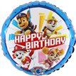 18in PAW PATROL HAPPY BIRTHDAY FOIL BALLOON