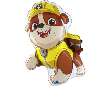 PAW PATROL RUBBLE SHAPED FOIL BALLOON