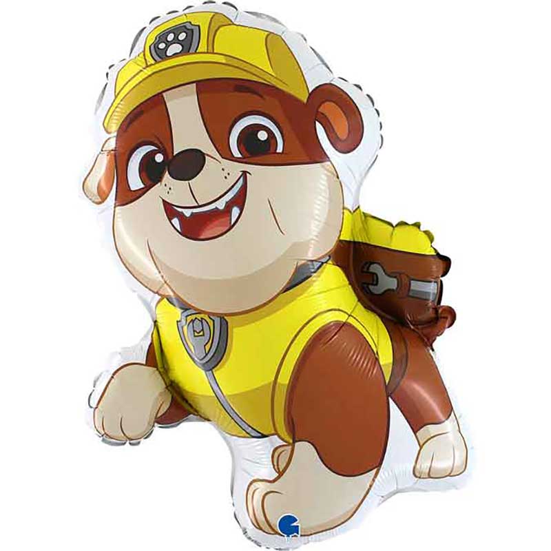 PAW PATROL RUBBLE SHAPED FOIL BALLOON