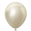 50PK 12in MIRROR WHITE GOLD KALISAN LATEX