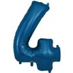 34IN NUMBER 4 NAVY BLUE JUMBO FOIL BALLOON