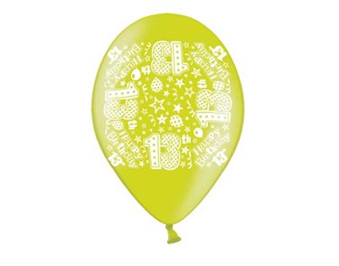 10PK 9in AGE 13 PRINTED BALLOONS