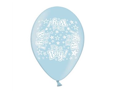 10PK 9in IT'S A BOY PRINTED BALLOONS