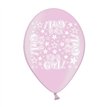 10PK 9in IT'S A GIRL PRINTED BALLOONS