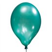 8PK 11in SATIN GREEN LUXURY SATIN BALLOONS