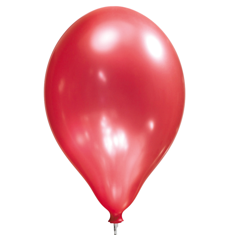 8PK 11in SATIN CHERRY RED LUXURY SATIN BALLOONS