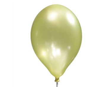 8PK 11in SATIN YELLOW LUXURY SATIN BALLOONS
