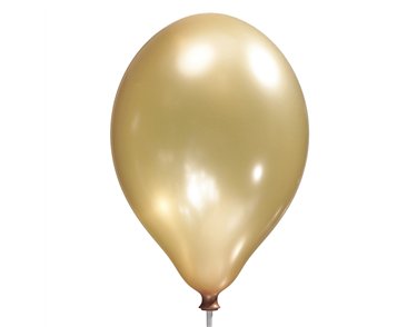 8PK 11in SATIN GOLD LUXURY SATIN BALLOONS