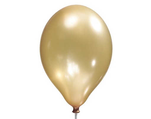 8PK 11in SATIN GOLD LUXURY SATIN BALLOONS