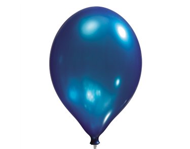 8PK 11in SATIN ROYAL BLUE LUXURY SATIN BALLOONS