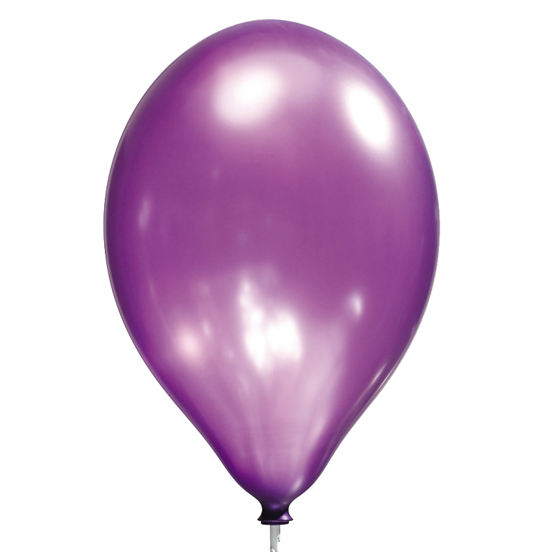 8PK 11in SATIN PURPLE LUXURY SATIN BALLOONS