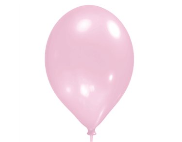 8PK 11in SATIN PALE PINK LUXURY SATIN BALLOONS