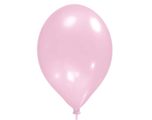 8PK 11in SATIN PALE PINK LUXURY SATIN BALLOONS
