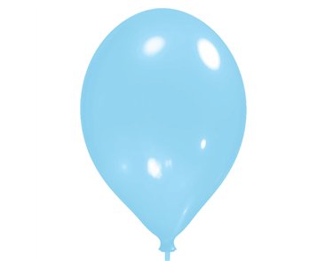 8PK 11in SATIN PALE BLUE LUXURY SATIN BALLOONS