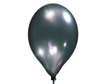 8PK 11in SATIN BLACK LUXURY SATIN BALLOONS