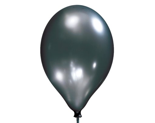 8PK 11in SATIN BLACK LUXURY SATIN BALLOONS