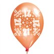 6PK 11in AGE 21 LUX PRINTED SATIN BALLOON