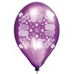 6PK 11in AGE 40 LUX PRINTED SATIN BALLOON