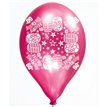 6PK 11in AGE 60 LUX PRINTED SATIN BALLOON