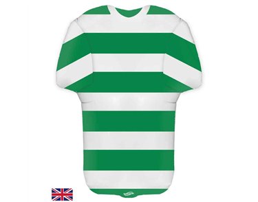 24in GREEN & WHITE SPORTS SHIRT FOIL BALLOON