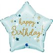 18in BLUE BIRTHDAY FOIL BALLOON