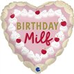 18in BIRTHDAY MILF FOIL BALLOON