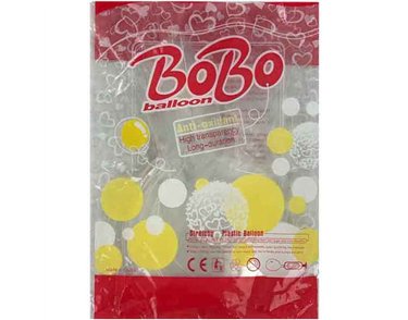 13in ROUND CLEAR BOBO BALLON 50S