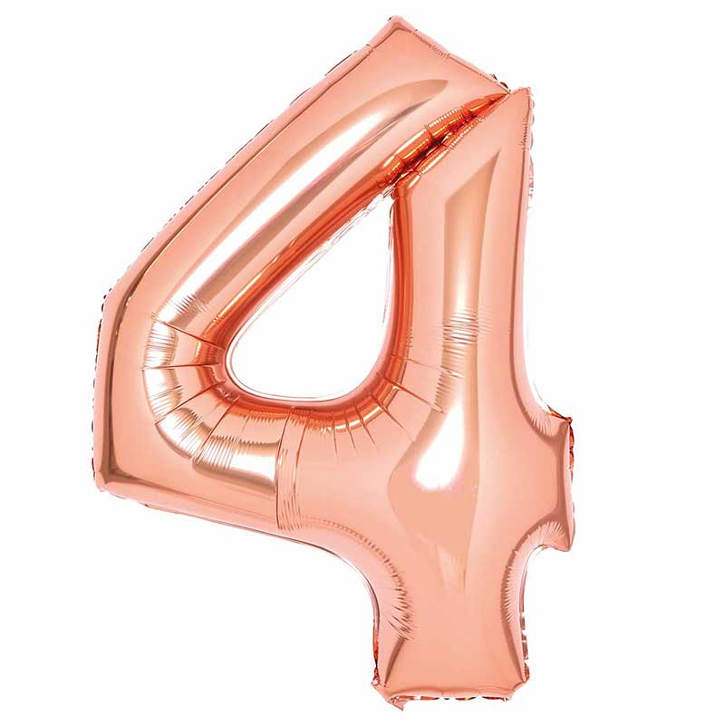 36in ROSE GOLD 4 AMSCAN FOIL BALLOON