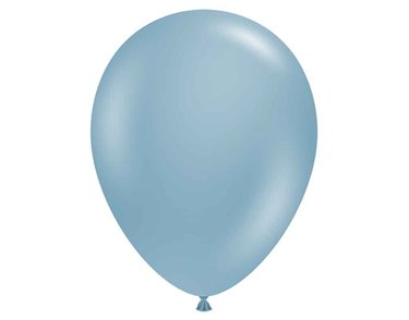 100PK 11in BLUE SLATE TUFTEX BALLOONS