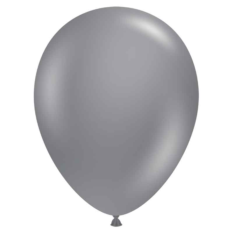 100PK 11in GRAY SMOKE PASTEL TUFTEX