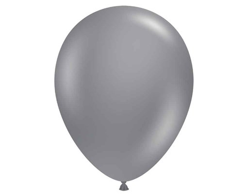100PK 11in GRAY SMOKE PASTEL TUFTEX