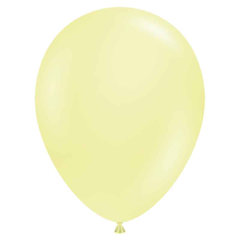 100PK 11in LEMONADE PASTEL TUFTEX