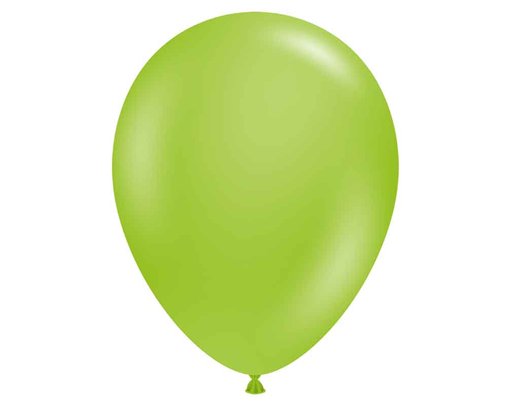 100PK 11in LIME GREEN PASTEL TUFTEX
